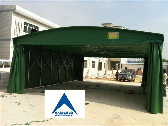 東莞工廠貨物倉(cāng)庫(kù)帳篷|大型伸縮帳篷
